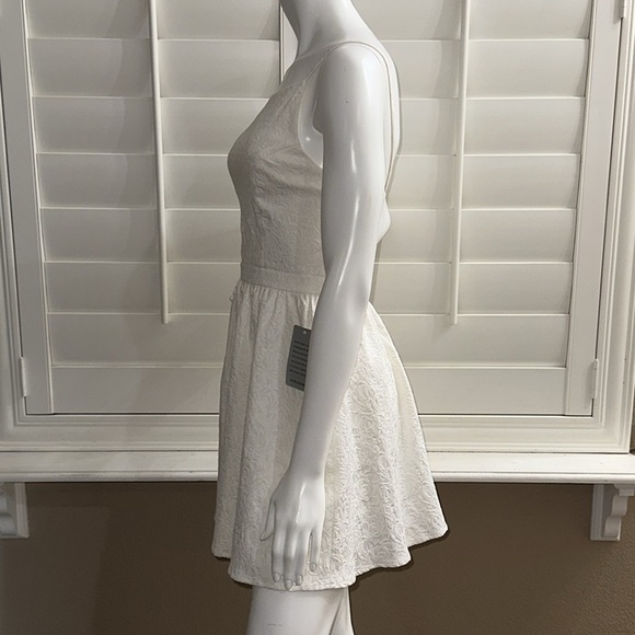 Hailey Logan by Adrianna Papell Spaghetti Strap Brocade Mini Dress - Picture 3 of 9